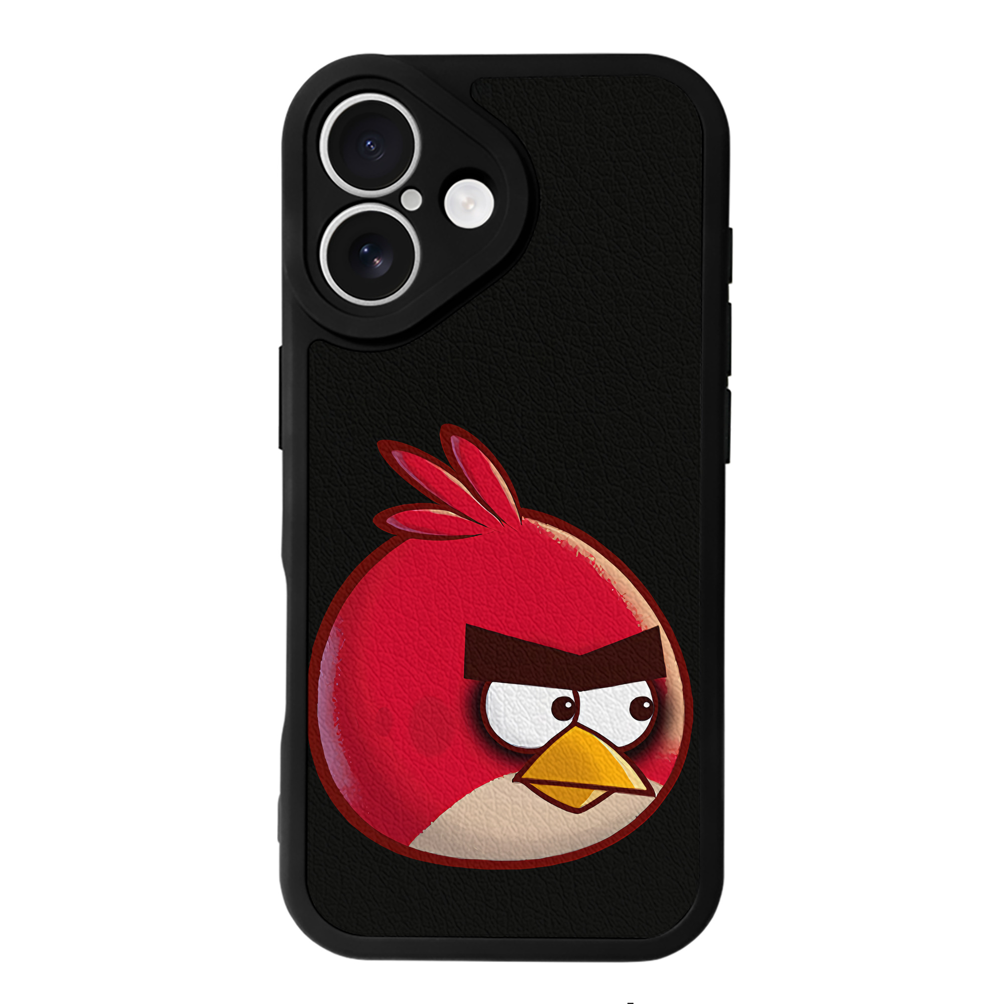 （画像用） Angry Birds アングリーバード 【iPhone 16シリーズ対応】シリコンスマホケース（レザー調） 材質：シリコン